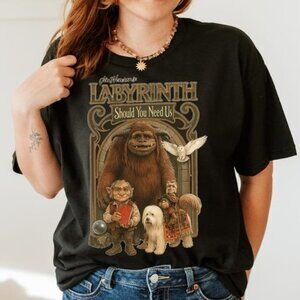 Labyrinth Inspired Graphic T-Shirt, Vintage Fantasy Movie Tee
